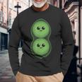 Two Peas In A Pod Pea Costume Long Sleeve T-Shirt Gifts for Old Men
