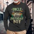 Uncle Of The Birthday Boy Army Party Matching Family Long Sleeve T-Shirt Gifts for Old Men