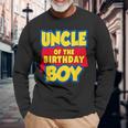 Uncle Of The Birthday Boy Toy Story Decorations Long Sleeve T-Shirt Gifts for Old Men