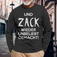 Und Zack Wieder Unbeliebt Gemacht Langarmshirts Geschenke für alte Männer