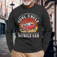 Never Underestimate A Cool Uncle Who Drives A Muscle Car Long Sleeve T-Shirt Gifts for Old Men
