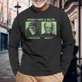 Universal Monsters Frankenstein Expectation Vs Reality Meme Long Sleeve T-Shirt Gifts for Old Men