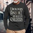 Urologin Ein Job Sie Zu Knechten Urologin Black Langarmshirts Geschenke für alte Männer