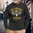 US Army 101St Airborne Division Paratrooper Veteran Vintage Long Sleeve T-Shirt Gifts for Old Men