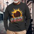 Us Total Partial Eclipse 2024 Usa Astronomer 04082024 Long Sleeve T-Shirt Gifts for Old Men