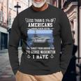 Uss George Washington Cvn 73 Sunset Long Sleeve T-Shirt Gifts for Old Men