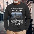 Uss Harry S Truman Cvn 75 Sunset Long Sleeve T-Shirt Gifts for Old Men