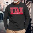 Utah Gymnastics Long Sleeve T-Shirt Gifts for Old Men