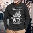 Vateratertag Geschenk Biker Papa Motorrad Spruch Kapuzenjacke Langarmshirts Geschenke für alte Männer