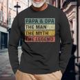 Vatertag Papa Father Day Männer Herren Papi Kinder Langarmshirts Geschenke für alte Männer