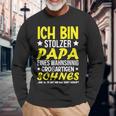 Vatertag Stolzer-Papa -Om Großartigen Sohn Bekommen Langarmshirts Geschenke für alte Männer