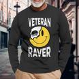 Veteran Raver Old School Rave Raving Party Langarmshirts Geschenke für alte Männer