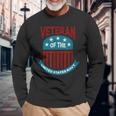 Veteran Us Navy Patriotic Memorial Day Short Sleeve Graphic Long Sleeve T-Shirt Gifts for Old Men