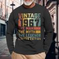 Vintage 1967 The Man The Myth The Legend 57Th Years Birthday Long Sleeve T-Shirt Gifts for Old Men