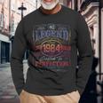 Vintage 1984 Limited Edition 40 Year Old 40Th Birthday Long Sleeve T-Shirt Gifts for Old Men