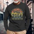 Vintage 2004 Limited Edition 20 Year Old 20Th Birthday Long Sleeve T-Shirt Gifts for Old Men