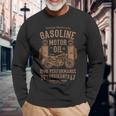 Vintage Antique Gas Pump Gasoline Oil Sign Advertising Long Sleeve T-Shirt Gifts for Old Men