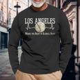 Vintage Baseball Los Angeles Graphic Long Sleeve T-Shirt Gifts for Old Men