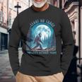 Vintage Bigfoot Leave No-Trace America's National Parks Long Sleeve T-Shirt Gifts for Old Men