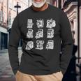 Vintage Camera Photographer Photography Father's Day Long Sleeve T-Shirt Gifts for Old Men