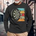 Vintage Darts Sport Darts Tournament Dart Langarmshirts Geschenke für alte Männer