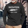 Vintage Massapequa Long Island New York Long Sleeve T-Shirt Gifts for Old Men