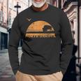 Vintage North Dakota 70S 80S Sunrise Nd Distressed Long Sleeve T-Shirt Gifts for Old Men