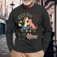 Vintage Rescue Dogs Give The Best Kisses Adopted Dog Lovers Long Sleeve T-Shirt Gifts for Old Men