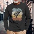 Vintage Style Firewood Retro Log Langarmshirts Geschenke für alte Männer