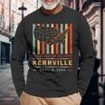 Vintage Total Solar Eclipse 2024 Kerrville Long Sleeve T-Shirt Gifts for Old Men