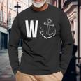 W Anchor W'anker Langarmshirts Geschenke für alte Männer