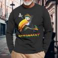 Wah Gwaan Patois Jamaica Toucan Jamaican Slang Long Sleeve T-Shirt Gifts for Old Men