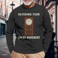 Watch Collector Watchmaker And Horologist Grandfather Clock Long Sleeve T-Shirt Gifts for Old Men