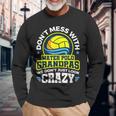 Water Polo Grandpa Proud Family Sport Fan Crazy Quote Long Sleeve T-Shirt Gifts for Old Men