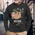 Watson Family Name Watson Family Christmas Long Sleeve T-Shirt Gifts for Old Men