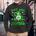 Weed Bear Herb Bear Don't Care Bear Marijuana Cannabis Long Sleeve T-Shirt Gifts for Old Men