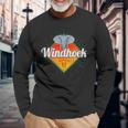 Windhoek Namibia Retro Elefant Vintage Afrika Souvenir Langarmshirts Geschenke für alte Männer