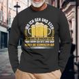Wo Ich Geh & Steh Bierliebhaber & Biertrinker Langarmshirts Geschenke für alte Männer