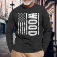 Wood Last Name Surname Team Wood Family Long Sleeve T-Shirt Gifts for Old Men