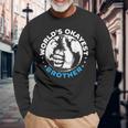 Worlds Okayest Brother For A World's Best Brother Fan Long Sleeve T-Shirt Gifts for Old Men