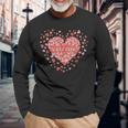 X-Ray Crew Valentine's Day Hearts Radiology Tech Long Sleeve T-Shirt Gifts for Old Men