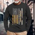 Yellowstone Flag Long Sleeve T-Shirt Gifts for Old Men