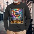 And Yes It's My Birthday April 8 2024 Long Sleeve T-Shirt Gifts for Old Men