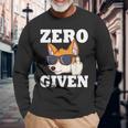Zero Fox Given Fox Langarmshirts Geschenke für alte Männer