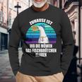 Zuhause Ist Wo Die Seagulls Das Fischbrötchen Klauen Moin Moin S Langarmshirts Geschenke für alte Männer