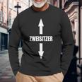 Zweisitzer Zwei-Sitzer Two-Seater Twoseater Langarmshirts Geschenke für alte Männer