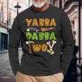 «Yabba Dabba Two» Caveman Ancient Times 2Nd Birthday Party Long Sleeve T-Shirt Gifts for Old Men