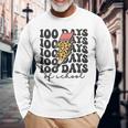 100 Tage Schule Lightning Bolt Pencil 100 Tag Für Lehrer Langarmshirts Geschenke für alte Männer