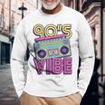 90S Vibe 1990S Music Lover Nineties Costume Party Retro 90S Long Sleeve T-Shirt Gifts for Old Men