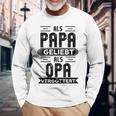 Als Papa Geliebt Als Opaergöttert Großvater Sprüche Langarmshirts Geschenke für alte Männer